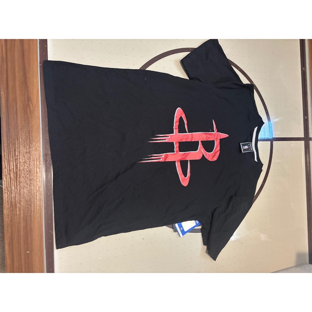 014 UNK NBA Houston Rockets Graphic Tee Black Red Mens Large GTM2935FHR-JC